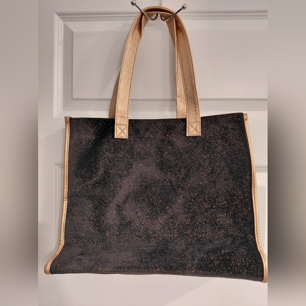 Jimmy Choo Parfums Black and Gold Tote Bag - Picture 3 of 4